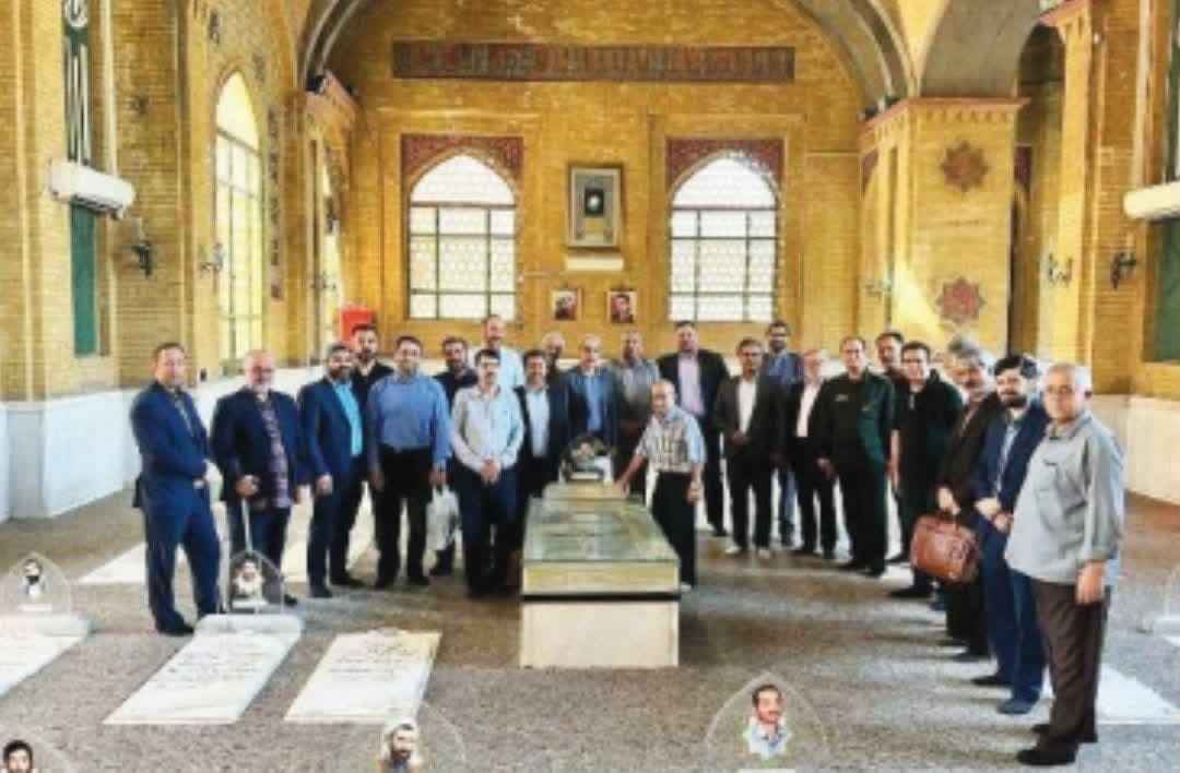 برگزاری مراسم غبار روبی مزار شهدای دفاع مقدس