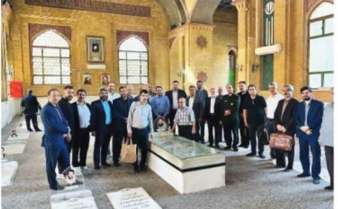 برگزاری مراسم غبار روبی مزار شهدای دفاع مقدس