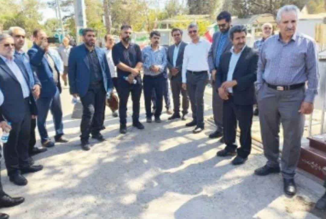 برگزاری مراسم غبار روبی مزار شهدای دفاع مقدس